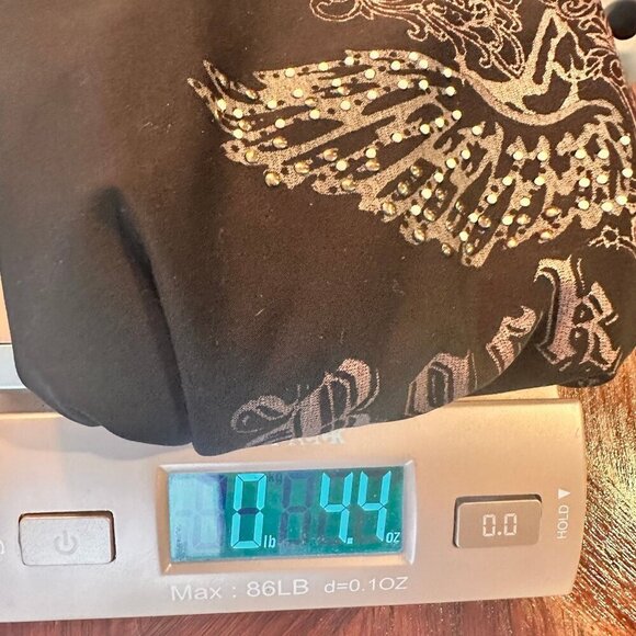 Express Womens L Black Rock & Luxe Tank Cyber Goth 90s Y2K Grunge Rockabilly - Picture 8 of 9